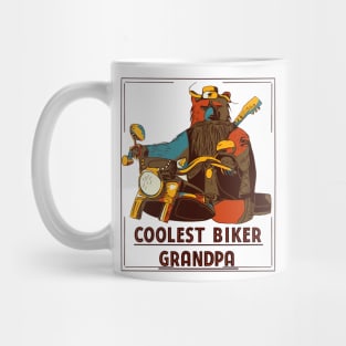 Coolest biker grandpa Mug